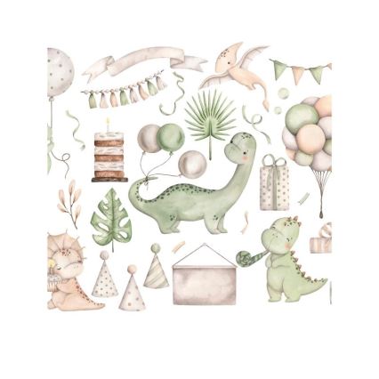 Laste lühter KIDS ROOM 1xE27/60W/230V, Ø 40 cm, dinosaurus