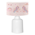 Laste öölamp CANDY 1xE27/40W/230V roosa/valge