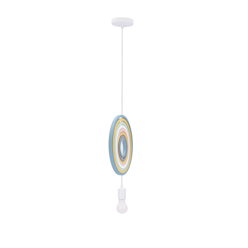 Laste ripplamp HOOPS 1xE27/20W/230V läbimõõt 27 cm mitmevärviline