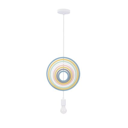 Laste ripplamp HOOPS 1xE27/20W/230V läbimõõt 27 cm mitmevärviline