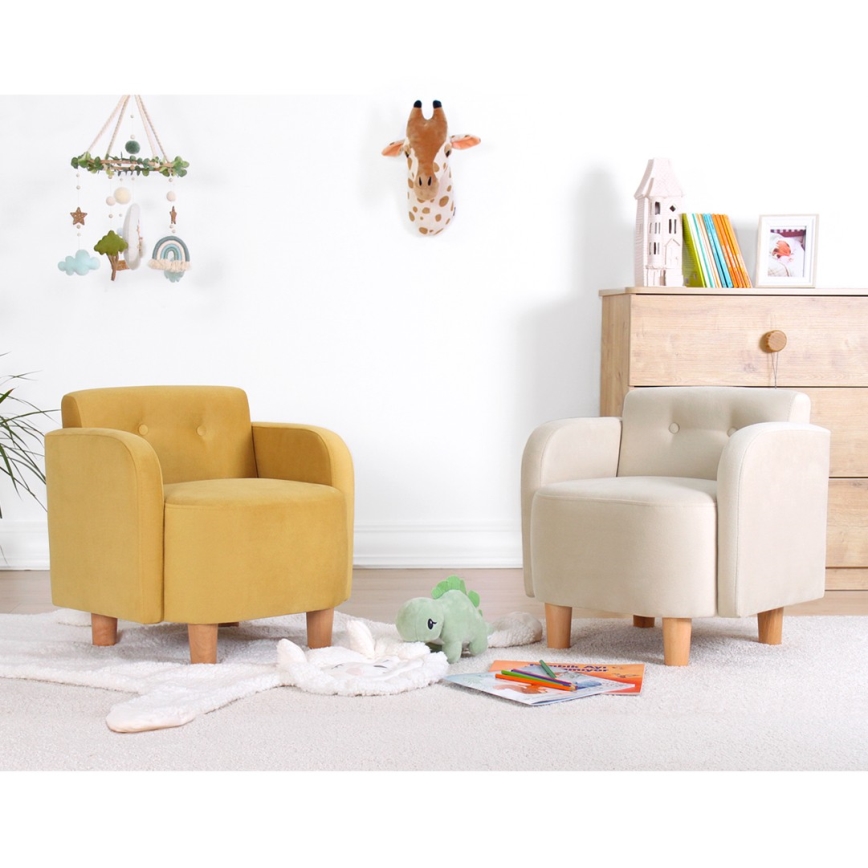 Laste tugitool DORY, kollane