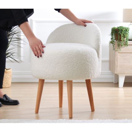 Laste tugitool MIKI, läbimõõt 46 cm, valge