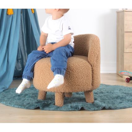 Laste tugitool PIXI, läbimõõt 46 cm, pruun