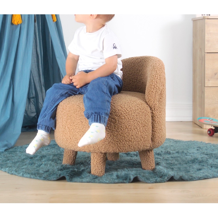 Laste tugitool PIXI, läbimõõt 46 cm, pruun