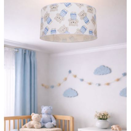 Lastelaelamp KIDS ROOM 1xE27/60W/230V, läbimõõt 40 cm, karukujuline
