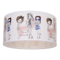 Lastetoa laelamp GIRLS VIBES 1xE27/60W/230V, läbimõõt 40 cm, tüdrukutele