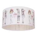 Lastetoa laelamp GIRLS VIBES 1xE27/60W/230V, läbimõõt 40 cm, tüdrukutele