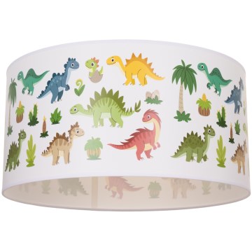 Lastetoa laelamp KIDS ROOM 1xE27/60W/230V läbimõõt 40 cm dinosauriga
