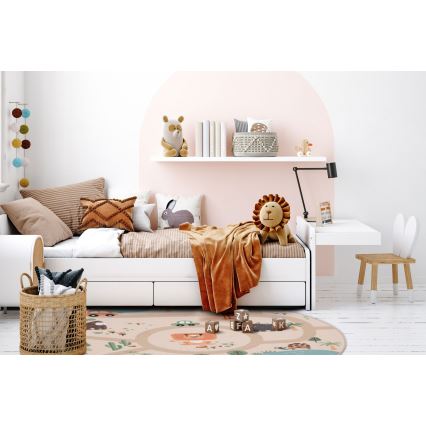 Lastetoa libisemisvastane vaip ARES STREETS 160 cm beež/safari