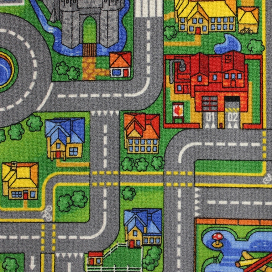 Lastevaip PLAYTOWN 160x220 cm mitmevärviline/linn