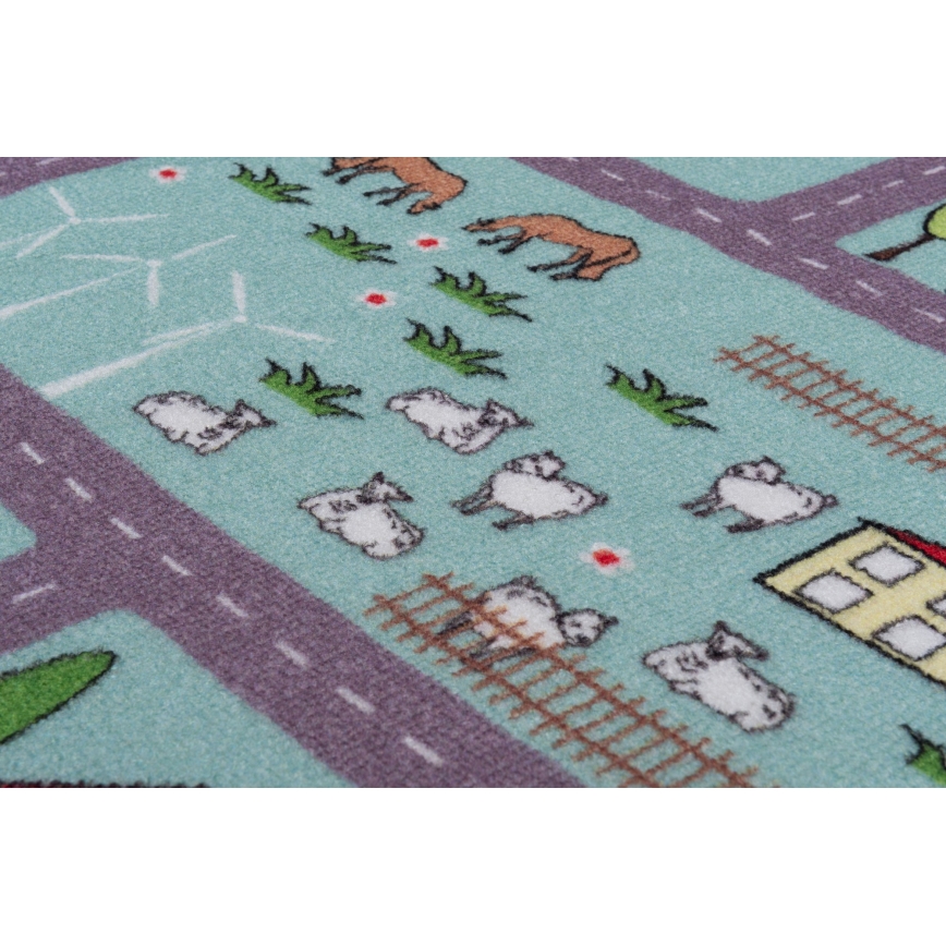 Lastevaip STELLA STREETS 100x150 cm türkiissinine/linn