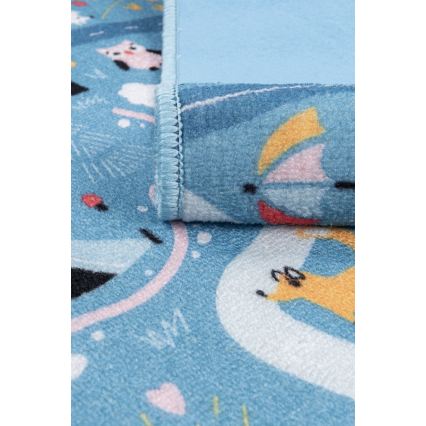 Lastevaip STELLA STREETS 80x100 cm sinine/linn