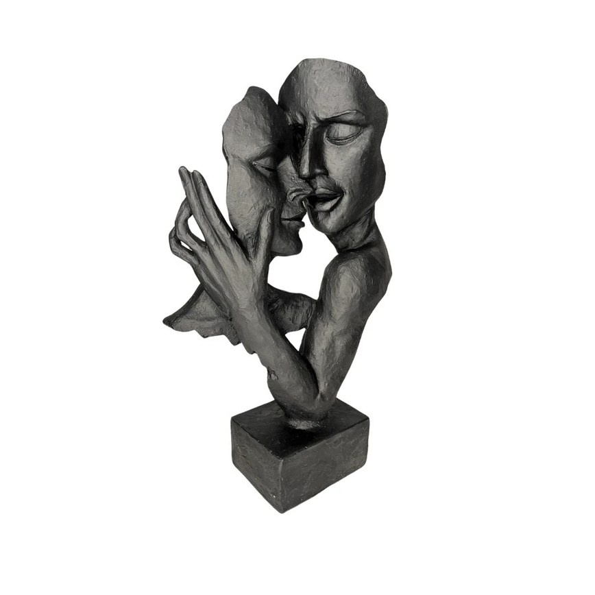 Lauakaunistus 29x9x17 cm vaik/must