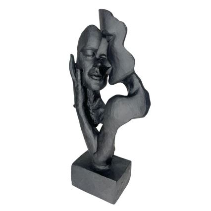 Lauakaunistus 29x9x17 cm vaik/must