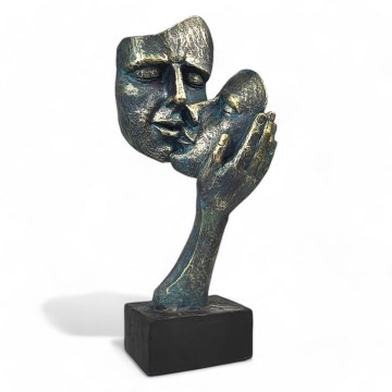 Lauakaunistus 35x22x13 cm vaik/patina
