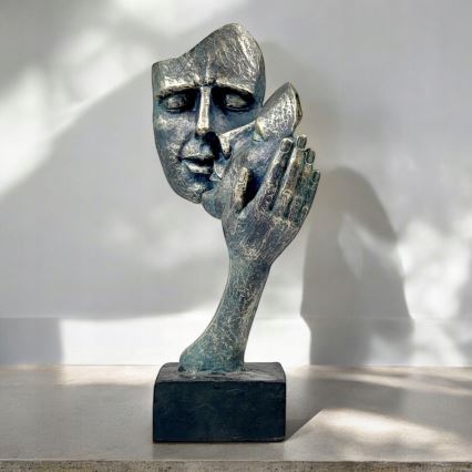Lauakaunistus 35x22x13 cm vaik/patina