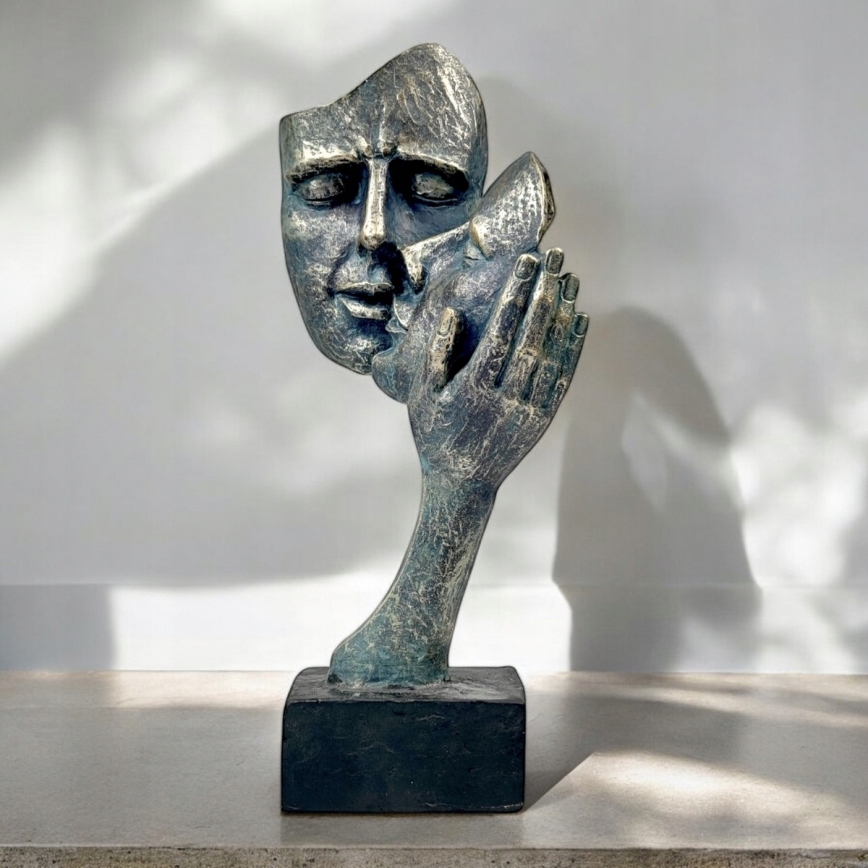 Lauakaunistus 35x22x13 cm vaik/patina
