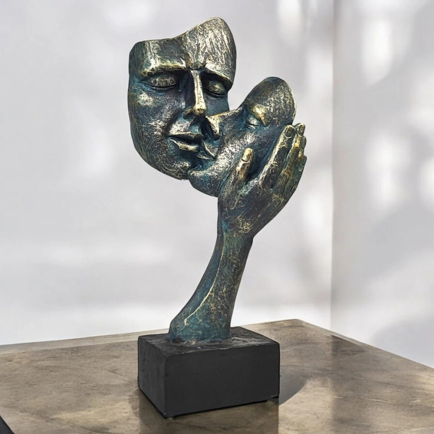 Lauakaunistus 35x22x13 cm vaik/patina