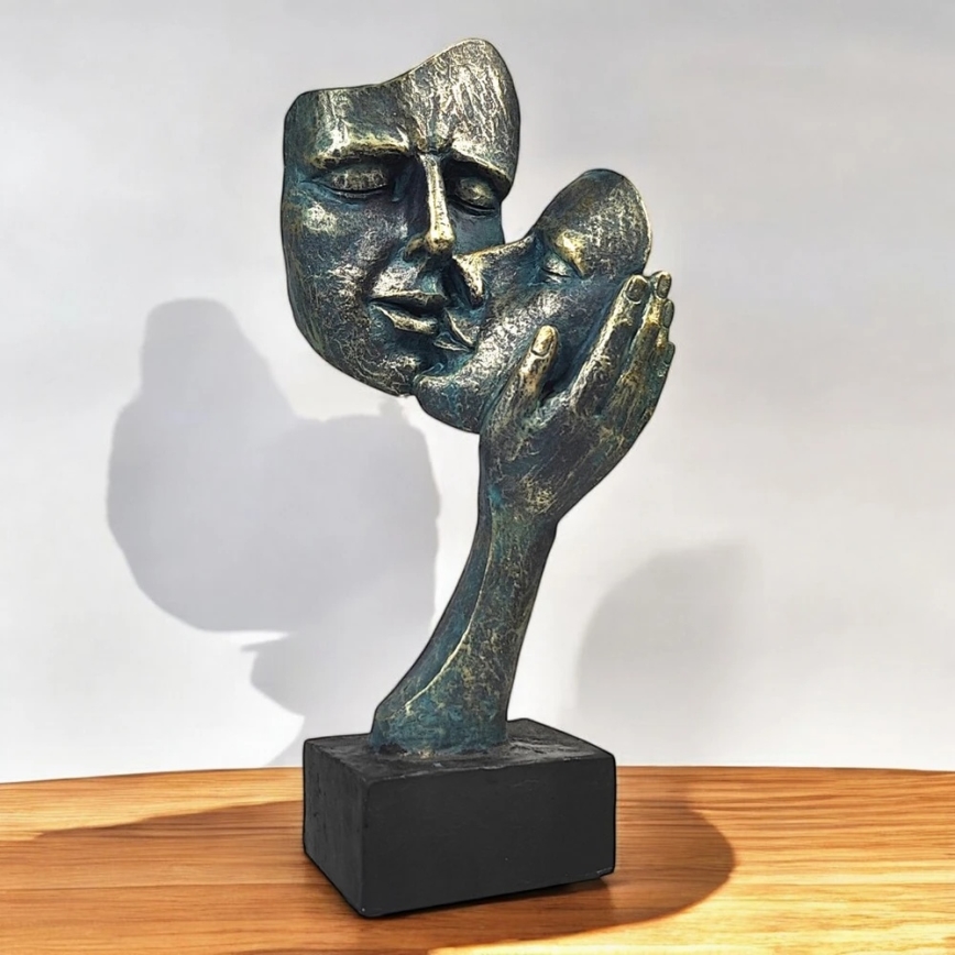 Lauakaunistus 35x22x13 cm vaik/patina