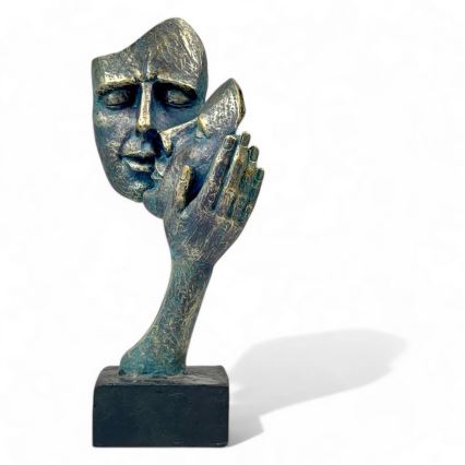 Lauakaunistus 35x22x13 cm vaik/patina