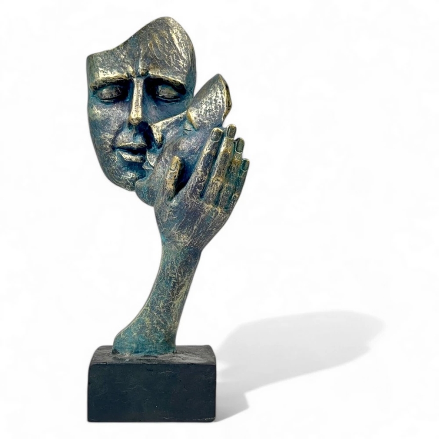 Lauakaunistus 35x22x13 cm vaik/patina