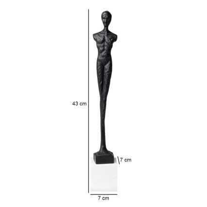 Lauakaunistus 43 cm vaik/must