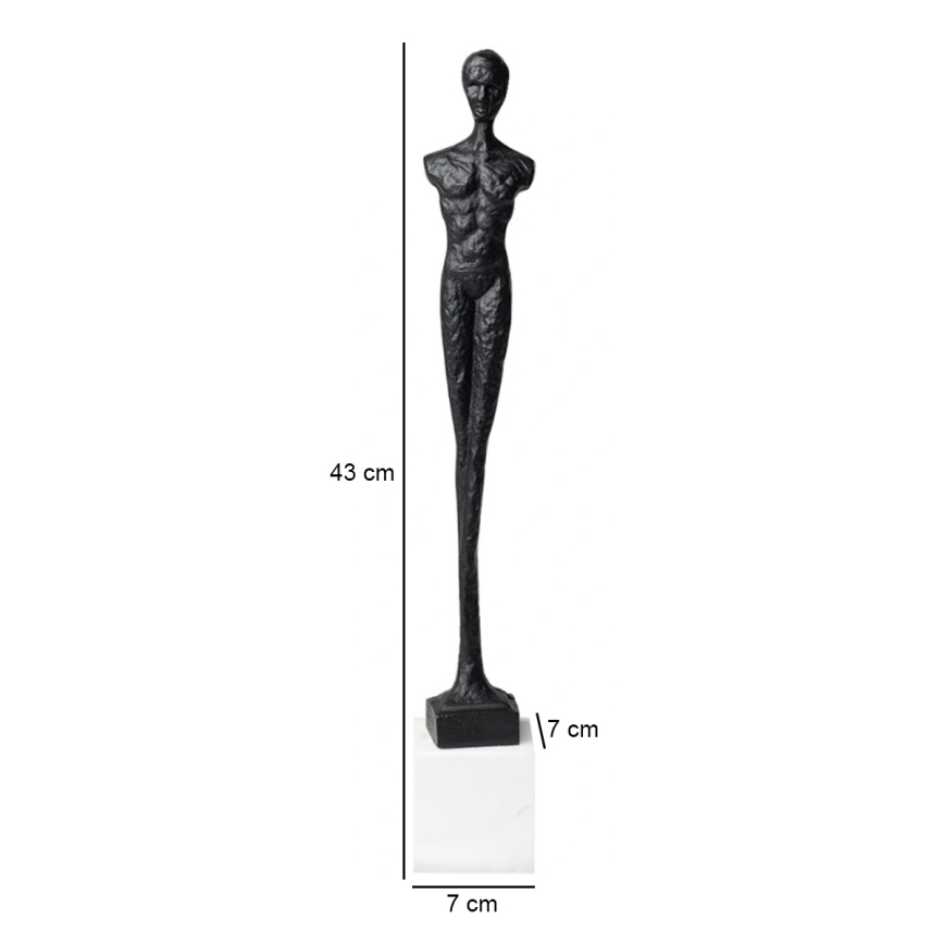 Lauakaunistus 43 cm vaik/must