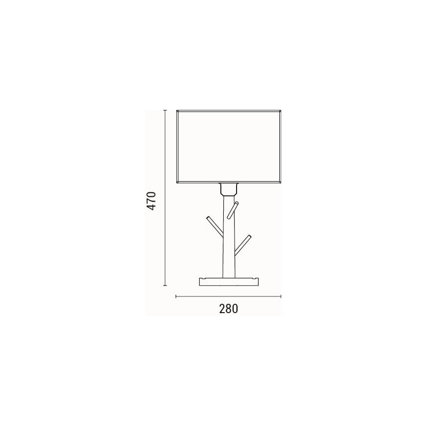 Laualamp 1xE27/40W/230V