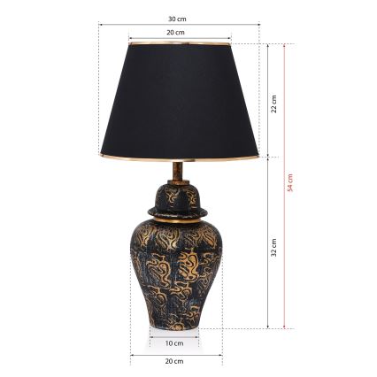 Laualamp 1xE27/40W/230V must
