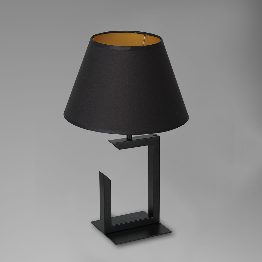 Laualamp 1xE27/60W/230V 45 cm must/kuldne