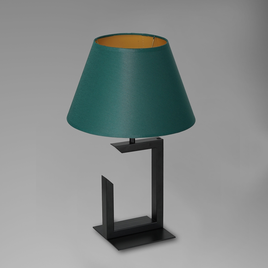 Laualamp 1xE27/60W/230V 45 cm roheline/kuldne