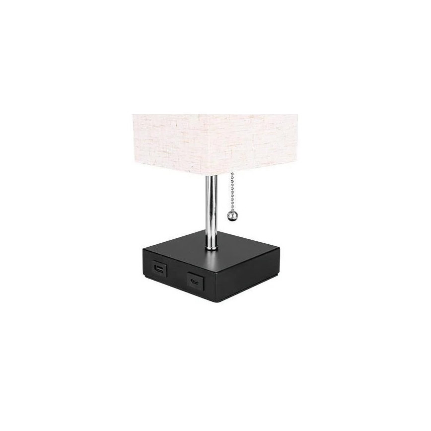 Laualamp 1xE27/60W/230V koos USB laadija
