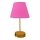 Laualamp 1xE27/60W/230V roosa/vask