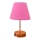 Laualamp 1xE27/60W/230V roosa/vask