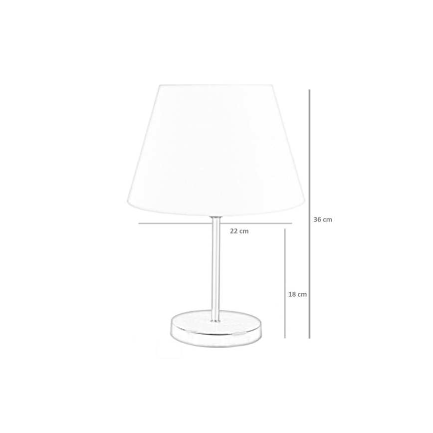 Laualamp 1xE27/60W/230V sinine/vask