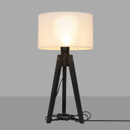 Laualamp ALBA 1xE27/15W/230V kreemikas/mänd
