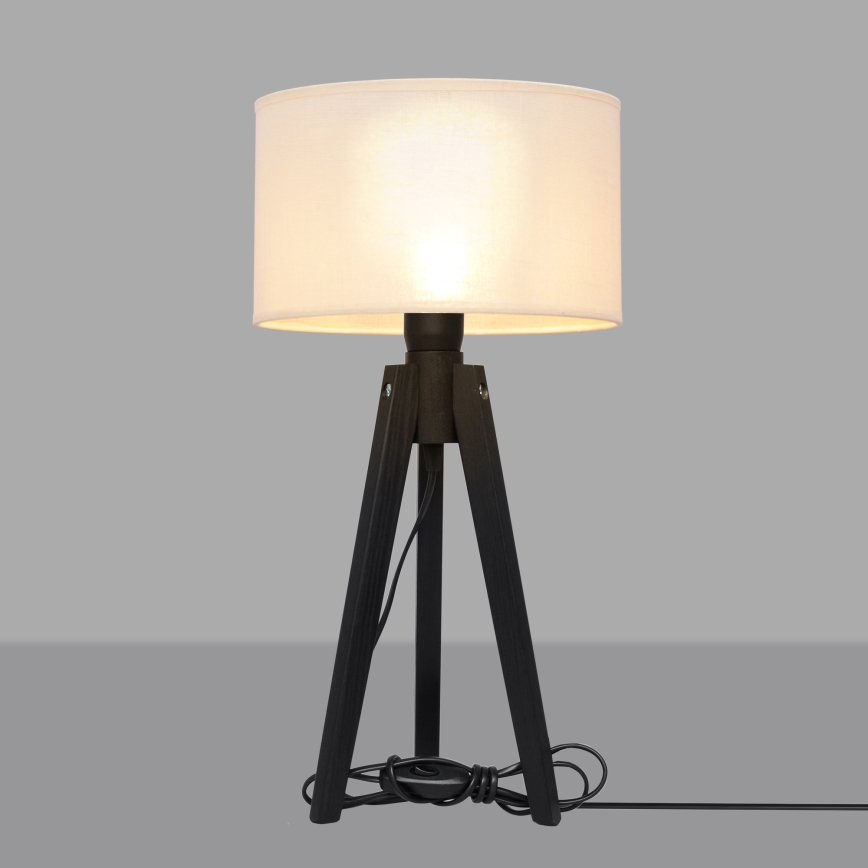 Laualamp ALBA 1xE27/15W/230V kreemikas/mänd