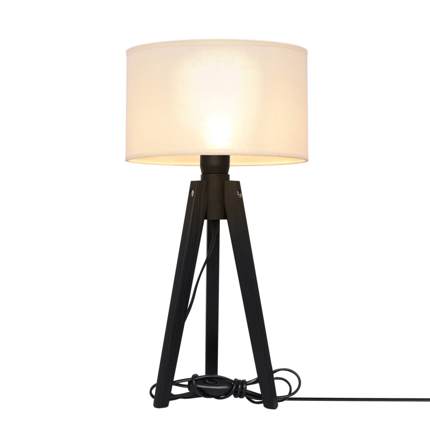 Laualamp ALBA 1xE27/15W/230V kreemikas/mänd