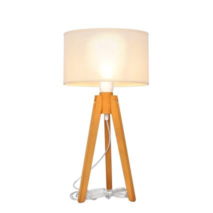 Laualamp ALBA 1xE27/15W/230V kreemikas/tamm