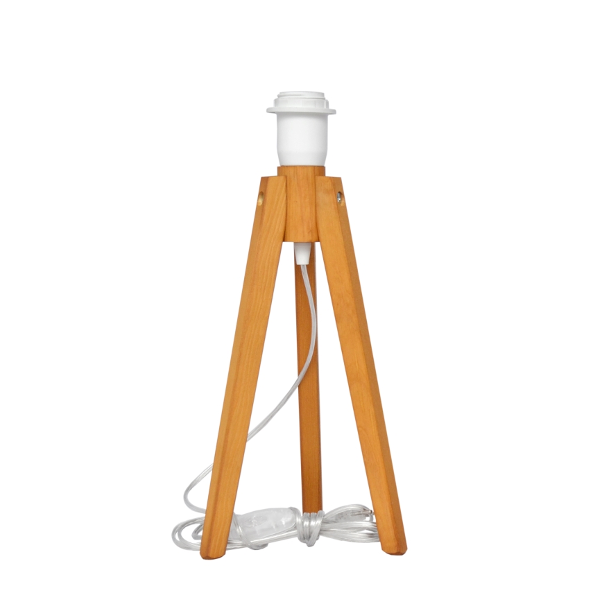 Laualamp ALBA 1xE27/15W/230V kreemikas/tamm