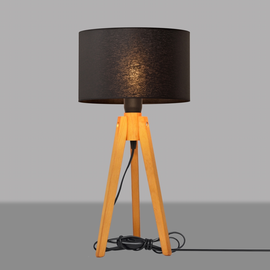 Laualamp ALBA 1xE27/15W/230V must/tamm