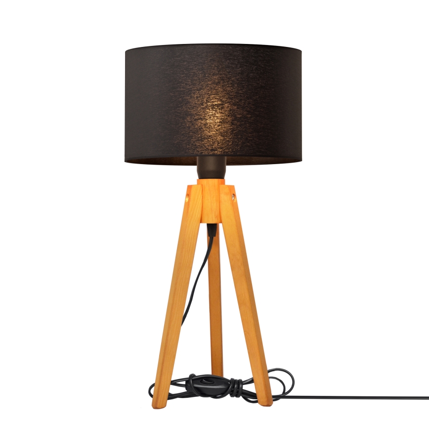 Laualamp ALBA 1xE27/15W/230V must/tamm