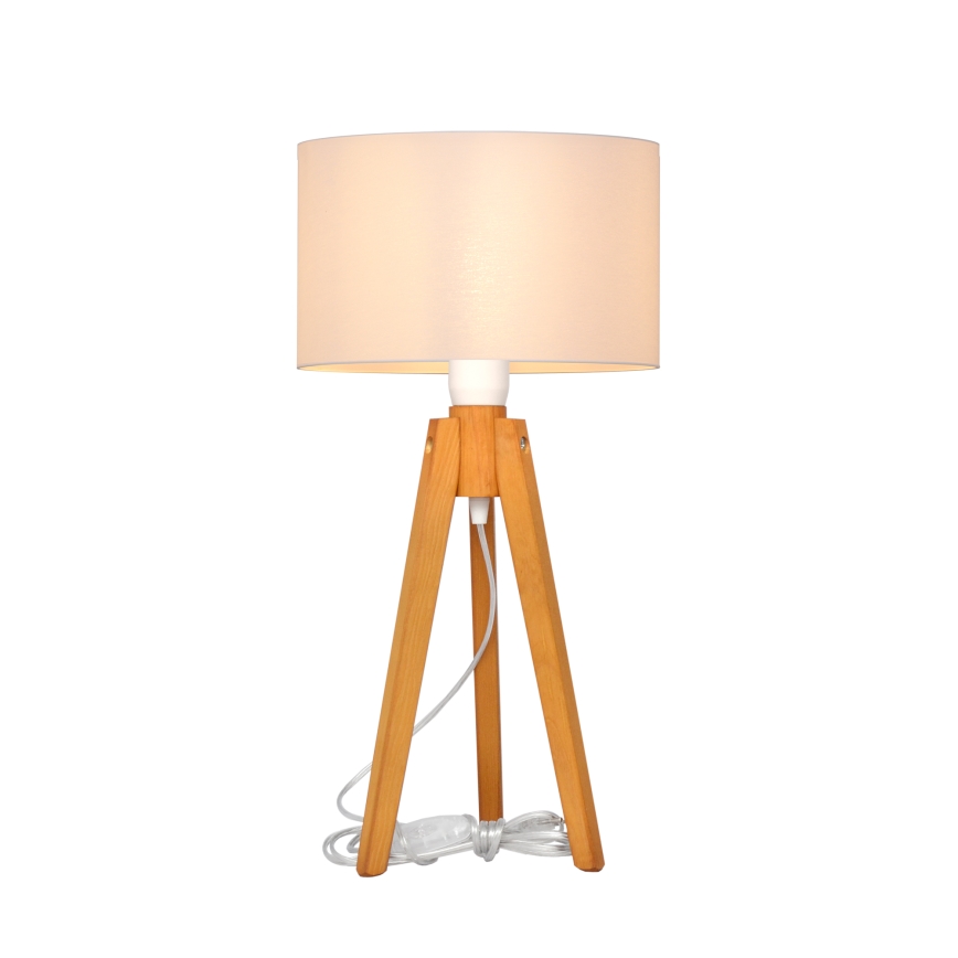 Laualamp ALBA 1xE27/15W/230V valge/tamm