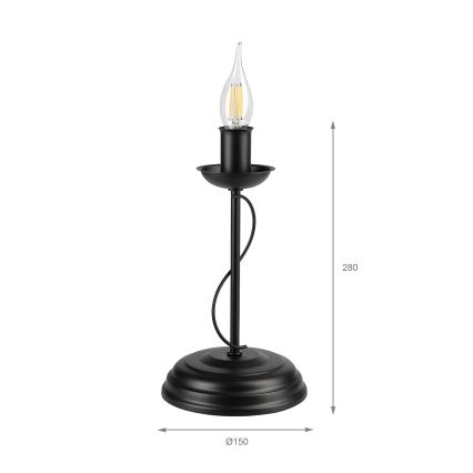 Laualamp ANTON 1xE14/60W/230V must