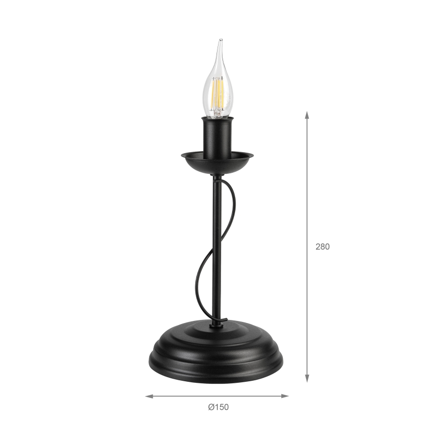Laualamp ANTON 1xE14/60W/230V must
