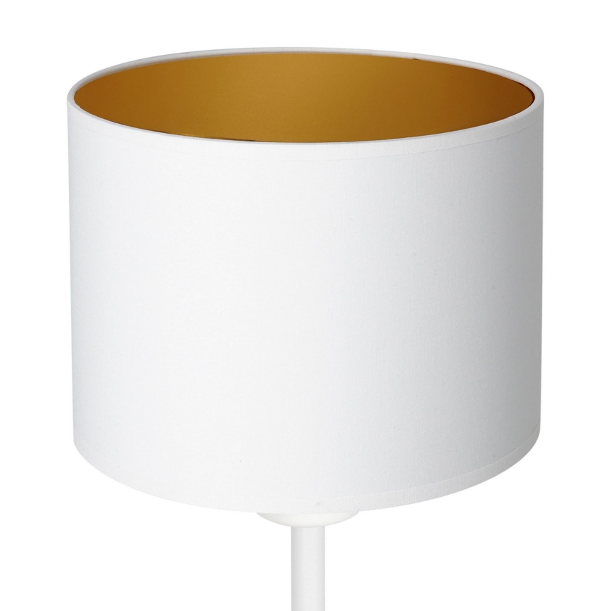 Laualamp ARDEN 1xE27/60W/230V diameeter 18 cm valge/kuldne