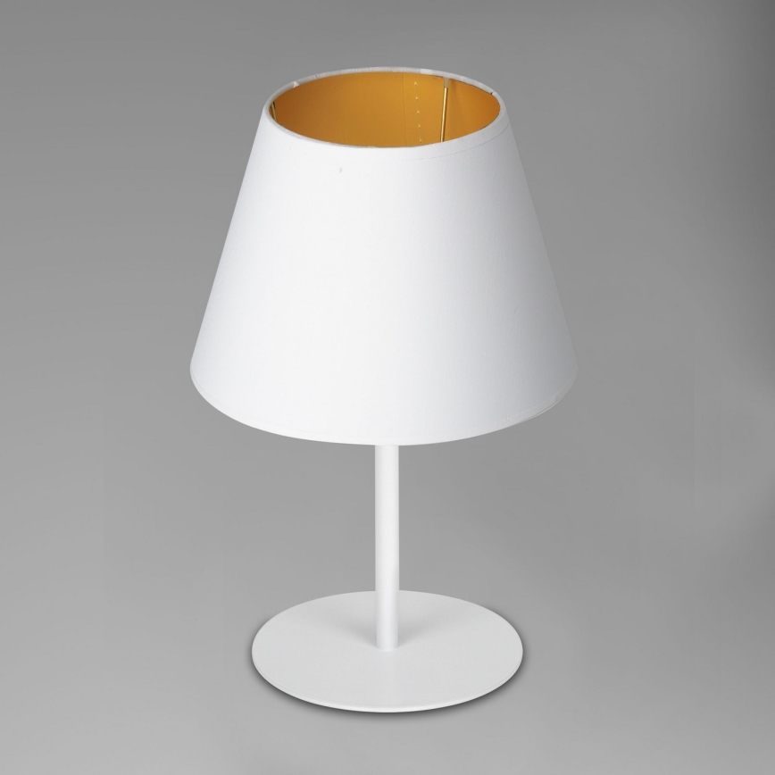 Laualamp ARDEN 1xE27/60W/230V diameeter 20 cm valge/kuldne