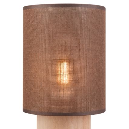 Laualamp ARI TABLE 1xE27/60W/230V pruun/pöök