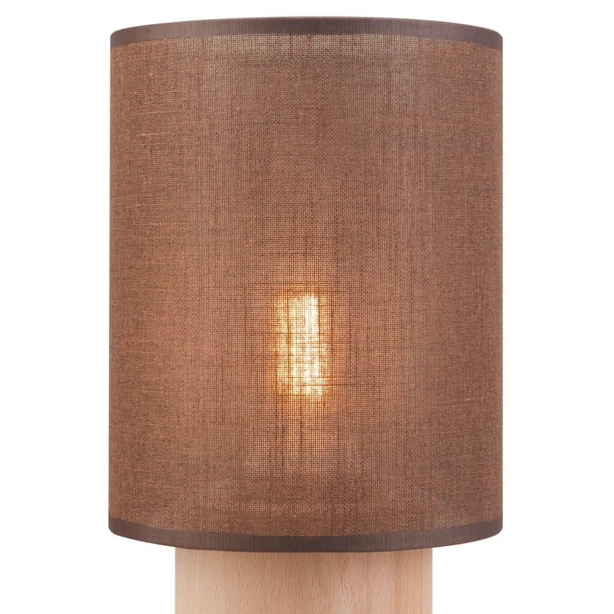 Laualamp ARI TABLE 1xE27/60W/230V pruun/pöök