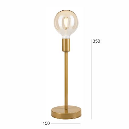Laualamp ASTRID 1xE27/60W/230V kuldne